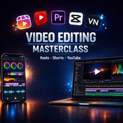 Mobile to Pro: Complete Video Editing Course (Reels, Shorts & YouTube)